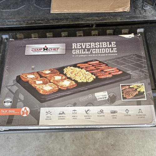 Camp chef cast iron griddle - cast,
